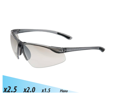 Picture of VisionSafe -101SD-1.5 - Smoke Hard Coat Safety Glasses